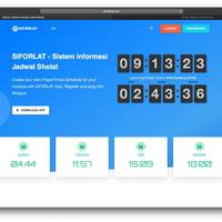 Siforlat - Sistem Informasi Jadwal Sholat